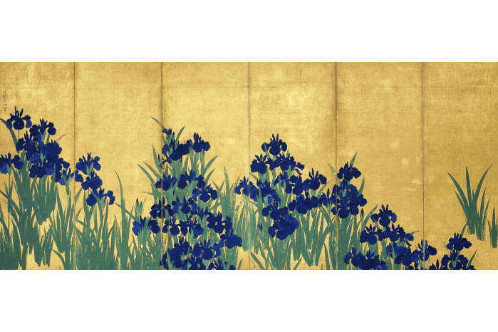 燕子花図屏風の画像
