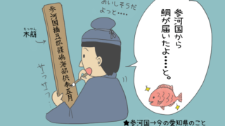 奈良時代の役人が木簡を書いているイラスト