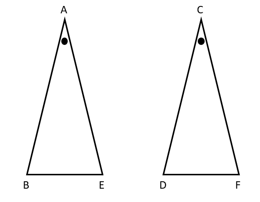 平行四辺形になることの証明の問題の解説用の図