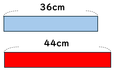 長さをくらべるための図