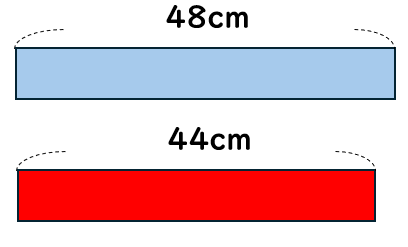 長さをくらべるための図