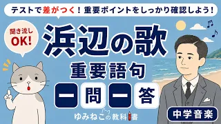 「浜辺の歌」重要語句 一問一答のサムネイル