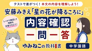 安藤みきえ「星の花が降るころに」の内容確認一問一答