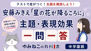 安藤みきえ「星の花が降るころに」の主題・表現効果一問一答