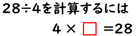 おりがみを何人に分けられるかを求める式