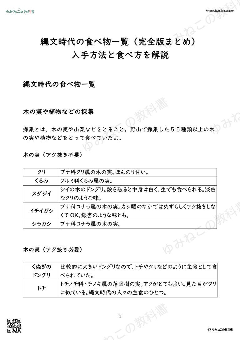 縄文時代の食べ物一覧（完全版まとめ） 入手方法と食べ方を解説