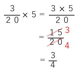分数のかけ算で簡単に計算する方法