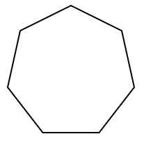正七角形