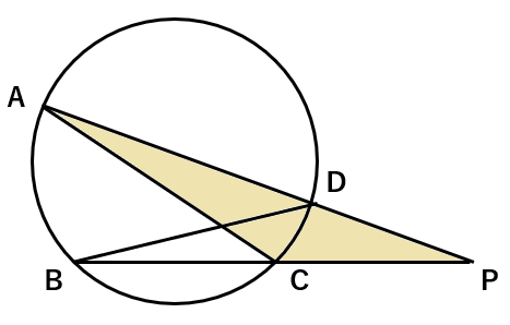 円周角の定理を使った相似の証明