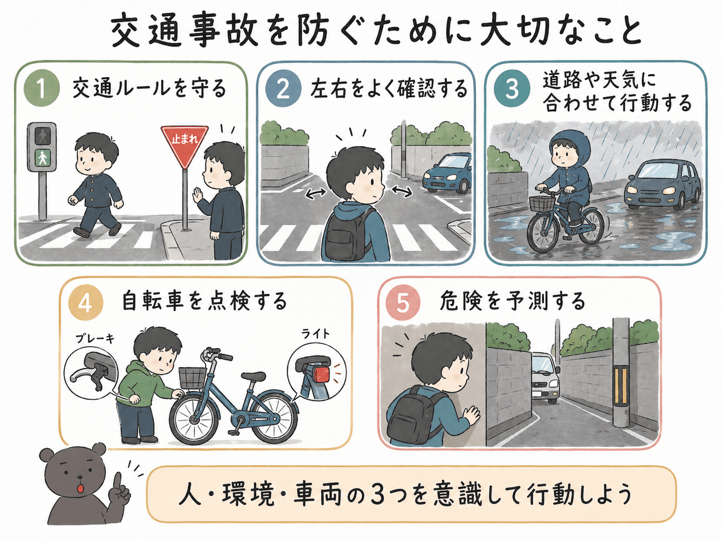 traffic-accident-prevention-points 代替テキスト