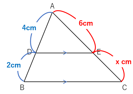 三角形と比の定理の練習問題