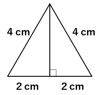 正三角形で三平方の定理の利用